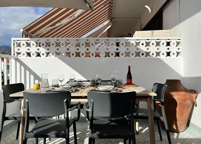 公寓 Patio Canario * Escape / 2 Rooms, 2 Terraces & Pool